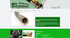 Desktop Screenshot of bigislandmachineandhydraulics.com