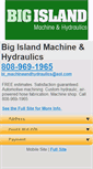 Mobile Screenshot of bigislandmachineandhydraulics.com